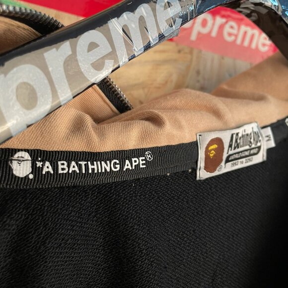 US LIMITED SOLID CAMO DOUBLE SHARK FULL ZIP HOODIE MENS - Picture 5 of 9